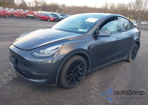 2020 Tesla Model Y Long Range Dual Motor All-Wheel Drive from USA, damaged, VIN 5YJYGDEE3LF048656